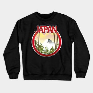 Japan snow capped volcano logo Crewneck Sweatshirt